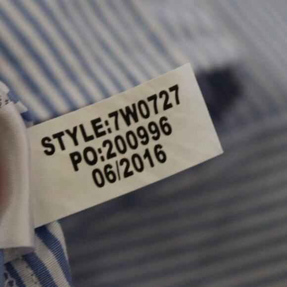 Vineyard Vines Long Sleeve Button Down Shirt Stripe Plaid Pocket 16 - Picture 6 of 6